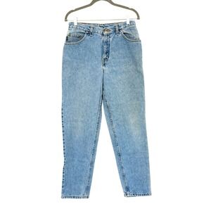 VTG CHIC Jeans Women's Sz 28 High Waist Straight Leg Blue Denim 90s Mom‎ Jeans